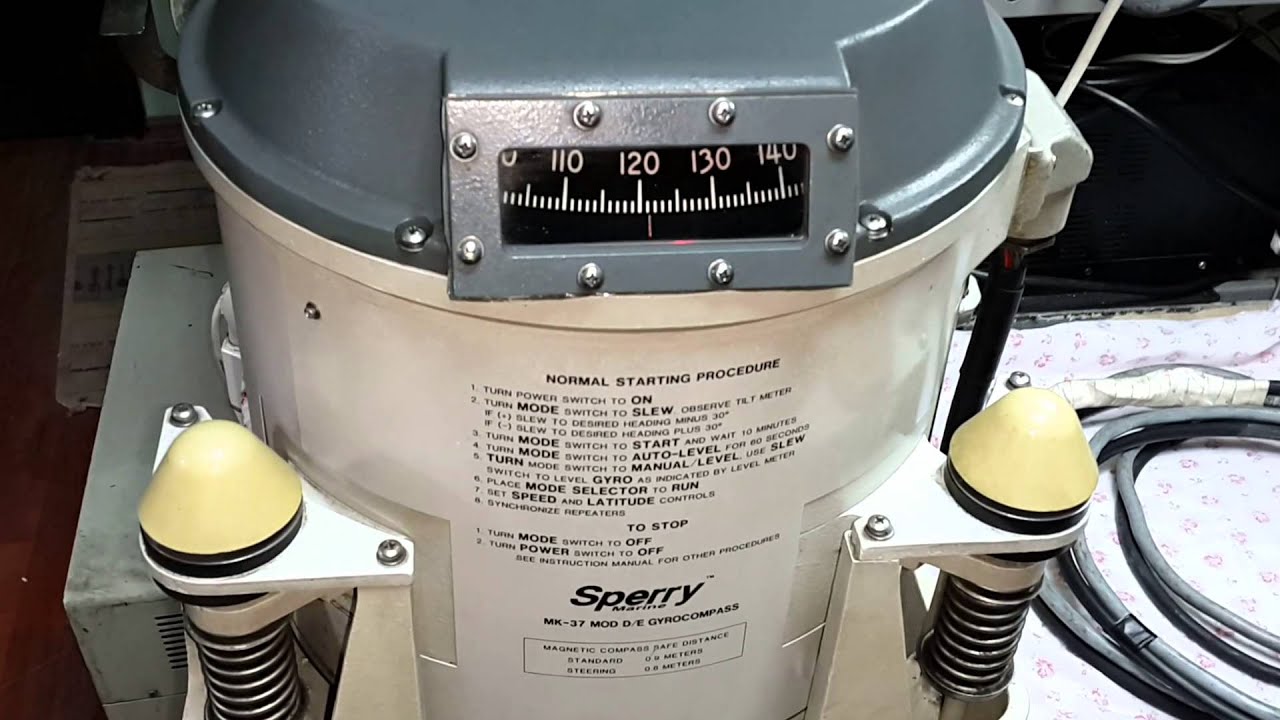 Gyrocompass Testing Sperry MK37