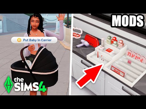 OUTSTANDING NEW SIMS 4 MODS! Realistic Beauty, Baby Carrier & MORE! 
