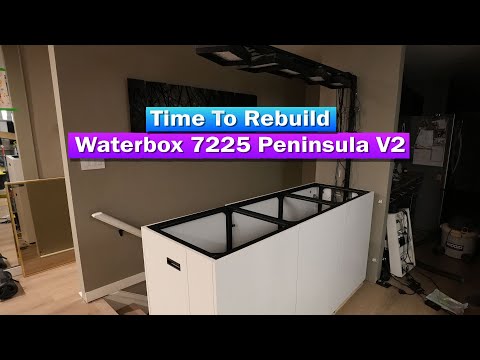 Time to Rebuild - Waterbox INFINIA Peninsula 7225  build v2 - Stand & Sump
