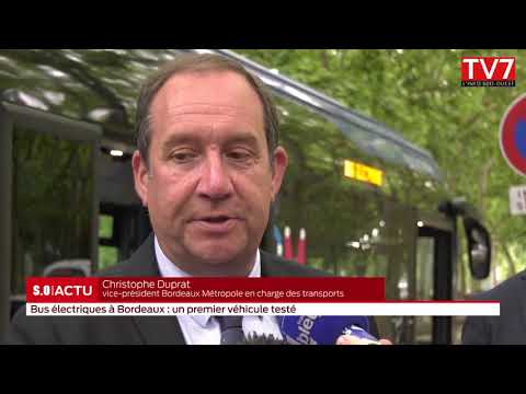 La Métropole de Bordeaux teste des bus électriques