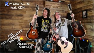 Video thumbnail for Is PRS Hollowbody II Piezo better than Acoustic Guitar? | Aidan feat. KDH | XMusic Xpert Sessions by XMusic Ireland
