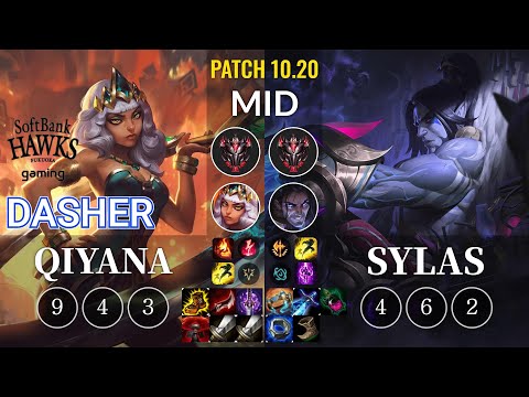 SHG Dasher Qiyana vs Sylas Mid - KR Patch 10.20