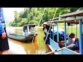 Travel P16 2013 Boat From MoungKhoua To LPB Caij Nkoj Mus LPB HD