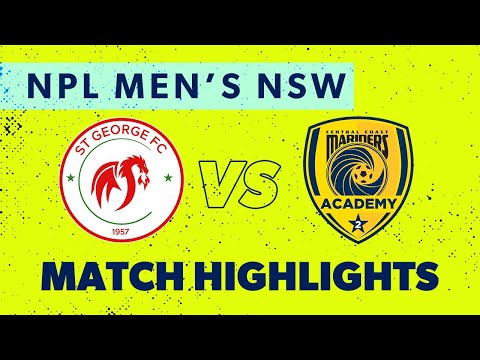 NPL Men's NSW Round 9 Highlights – St George FC v Central Coast Mariners