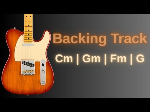 Pop Rock Guitar Backing Track in C Minör