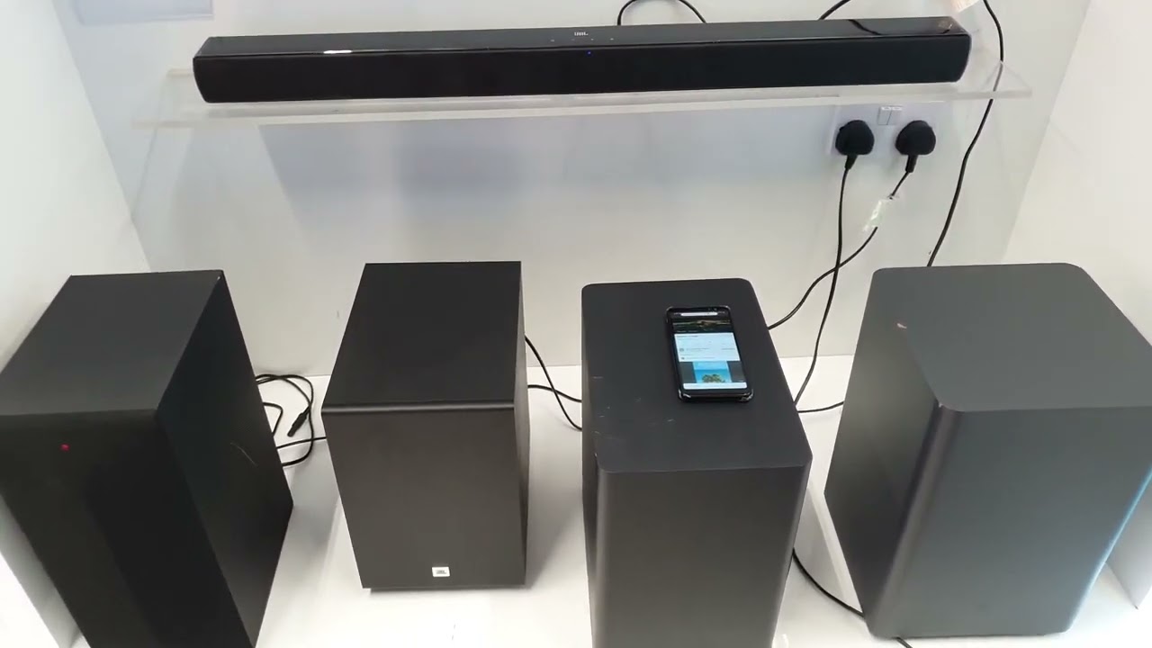 Miniatura da avaliação em vídeo de Soundbar JBL Cinema SB170 2.1 Canais com Subwoofer Wireless