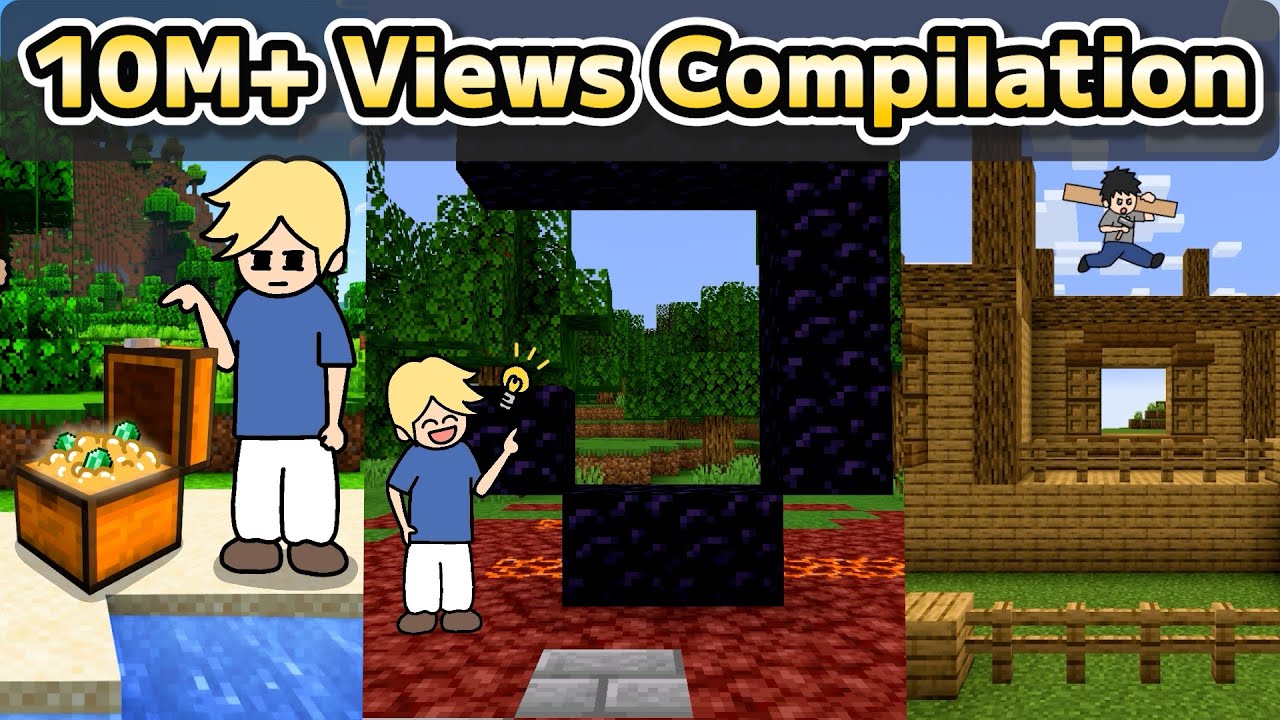 10M+ View Minecraft Shorts Compilation