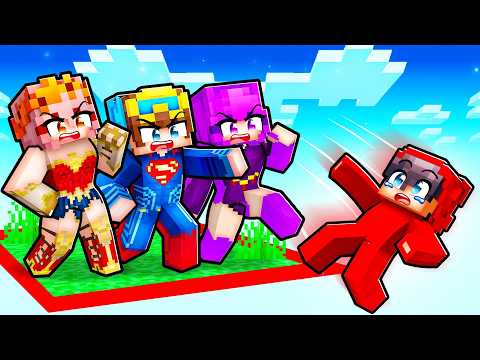 LOCKED in ONE CHUNK as SUPERHEROES!