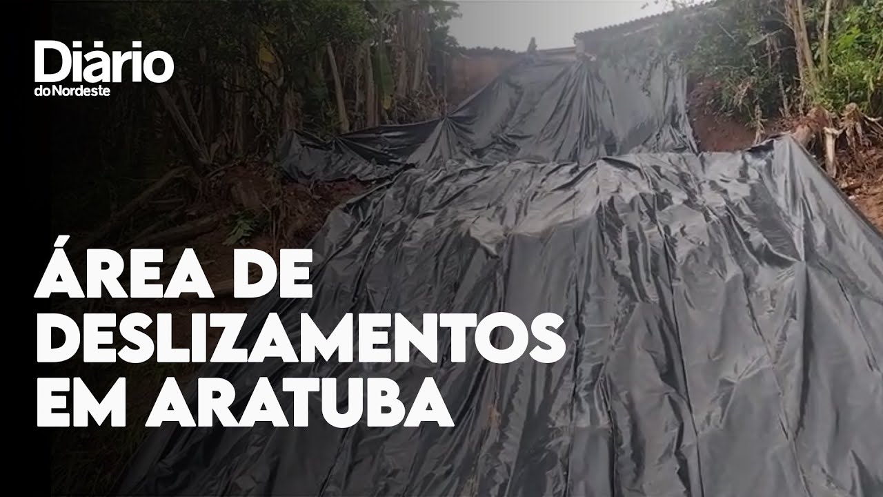 Imagem da notícia Vídeo mostra trabalho realizado em área onde ocorreu deslizamento de terra em Aratuba, no Ceará
