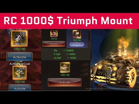 OneShotSl*t Is Back - RC 1000$ - Activate Triumph Mount - Legacy Of Discord