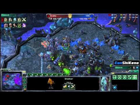 Grubby vs ViBe PvZ Starcraft 2 EonShiKeno