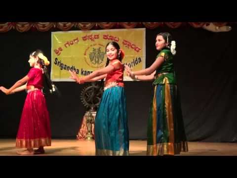 Poorvi Dinesh 11 years Dance - Belli Kaalungura - Kelisade Kallu Kallinali