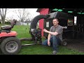 Agri Fab Tow Behind Leaf Vacuum 1ST Start Up Of The Season
