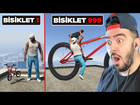FRANKLIN DÜNYANIN EN BÜYÜK EN HIZLI BISIKLETINI BULDU - GTA 5 MODS
