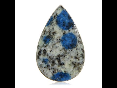 Inel Argint 925 K2 Azurit in Granit Natural