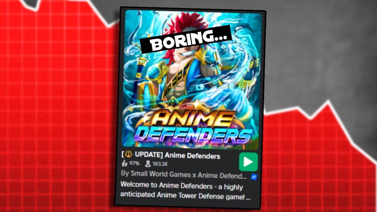 Why Is Anime Defenders So Boring?
