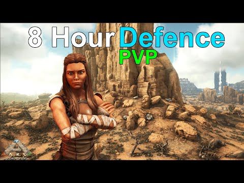 Duo Defending Our Curch Cave For 8 Hours | ARK PvP
