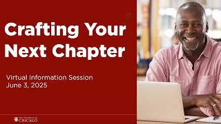 Crafting Your Next Chapter Info Session