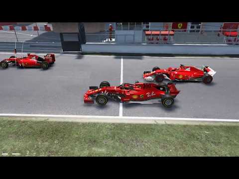 Ferrari F1 2019 vs 2018 vs 2017 vs 2016 vs 2015.  Brands Hatch