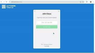 How to join Tinkercad using the class code