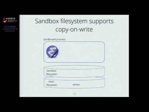 USENIX ATC '13 - Practical and Effective Sandboxing for Non-root Users