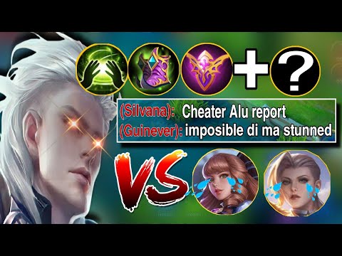 HOW TO COUNTER SILVANA AND GUINEVERE IN GOLD LANE | TWO ENEMY HIGH MAGIC DAMAGE | alucard gameplay