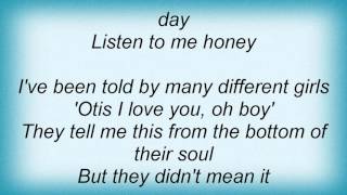 16187 Otis Redding - A Waste Of Time Lyrics