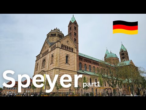 Speyer, Deutschland, Virtueller Stadtrundgang, 4K