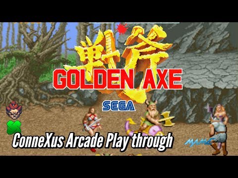 GOLDEN AXE : Arcade Playthrough / 2 Player
