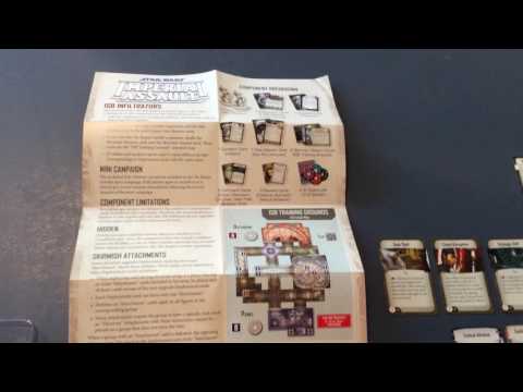Star Wars Imperial Assault ISB Infiltrators Villain Pack Contents