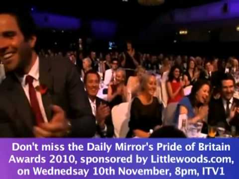 cheryl cole gets a pie in her face funny x pride of brit awards
