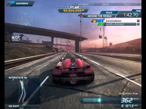 Need For Speed Most Wanted 2012 "Around The World" Online 3:10:80 [720p60]