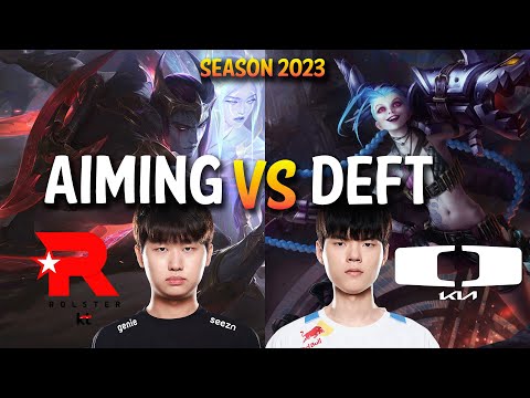 KT Aiming vs DK Deft - Aiming APHELIOS vs Deft JINX ADC - KR Ranked