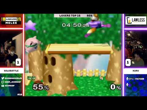 SoloBattle vs Kurv  -  Losers Top 8 Qualifier  -  Lawless Melee #18