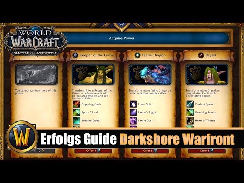 Erfolgs Guide: Darkshore Warfront - Alle Erfolge!