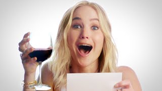 Jennifer Lawrence Plays "Movie Review or Wine Review?" // Omaze