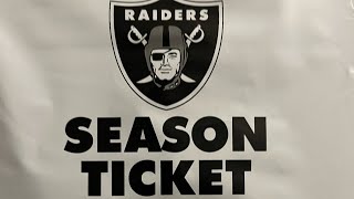 Raiders Season Ticket Package 2023. Unboxing Video