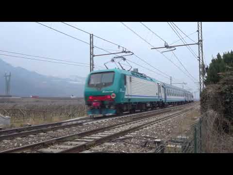 Tests of E464 in double symmetrical traction on a fast regional train