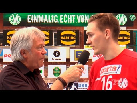Interviews nach dem Spiel GWD Minden - HSC Coburg