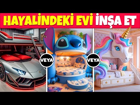 Hangisini Tercih Edersin...? Hayalindeki Yatak Odasını Kur 🛏️😍🌈