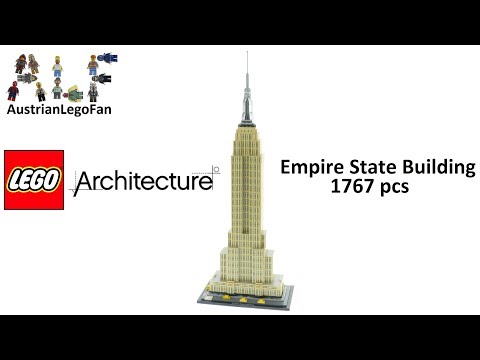 Vidéo LEGO Architecture 21046 : Empire State Building, New York, Etats-Unis