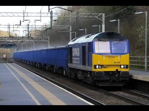 FREIGHT around Cheshire. Unshared footage. March 2023