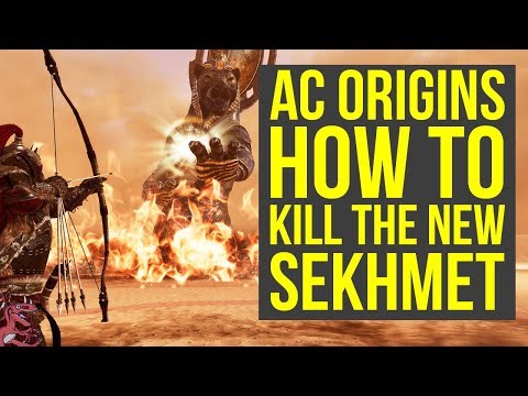 Assassin's Creed Origins Trial of the Gods HOW TO KILL NEW SEKHMET (AC Origins Trial of the Gods) Video