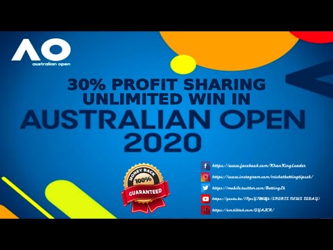 Why Professional Punters Like Tennis Betting ? | Australian Open Tennis Predictions