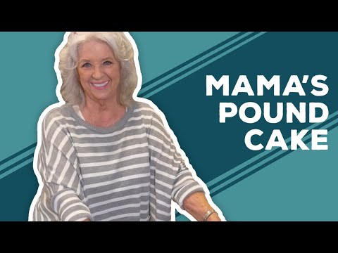Love & Best Dishes: Mama's Pound Cake Recipe