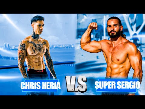 CHRIS HERIA VS SUPER SERGIO - Video Reacción entretenimiento en CASA