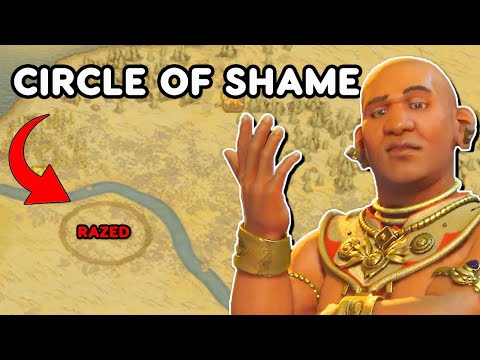 Playing my favourite Civ but getting the most cursed start ever. - Civ 6 Khmer