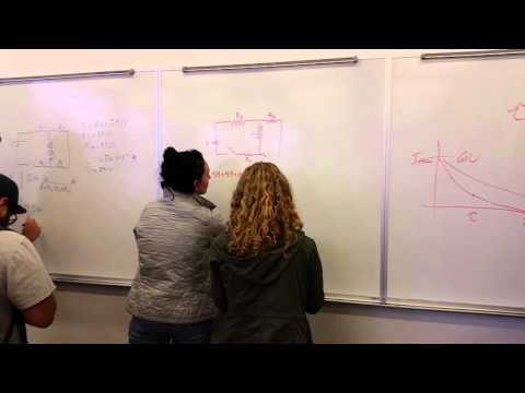 Whiteboarding in Phys 221 at IIT