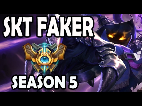 SKT T1 Faker Veigar vs Nidalee MID Ranked Challenger Korea