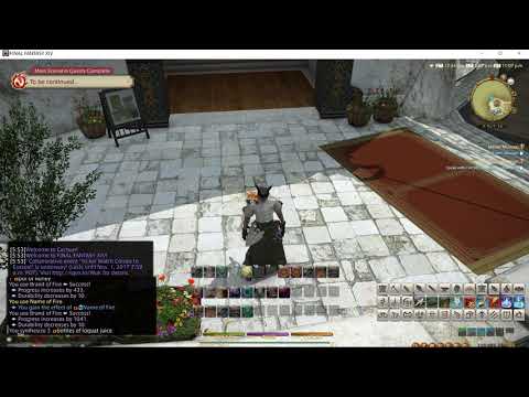 Final Fantasy XIV Teach Me How to Craft-Levels 30-50.
